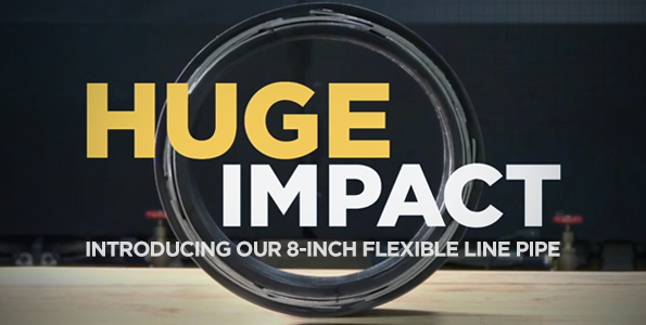 Huge Impact-8-inch diameter linepipe