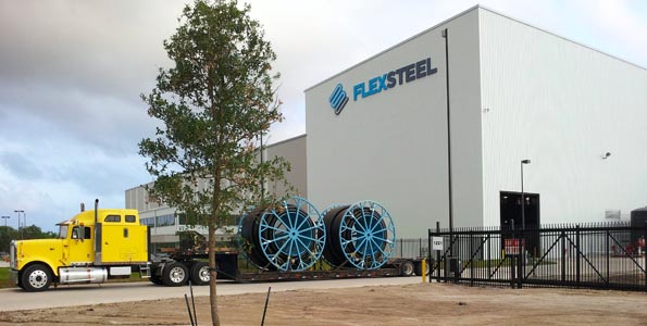 FlexSteel's Baytown manufacturing facility